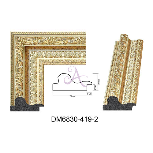 Пластиковый багет для рам DM6830-419-2