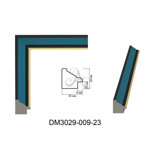 Пластиковий багет для рам DM3029-009-23