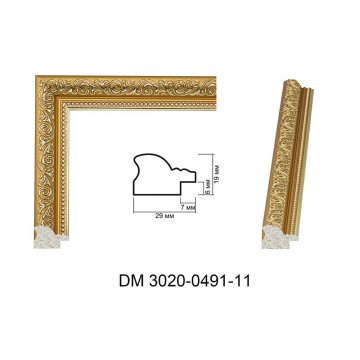 Пластиковий багет для рам DM3020-0491-11