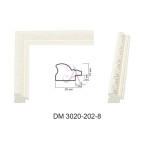 Пластиковий багет для рам DM3020-202-8