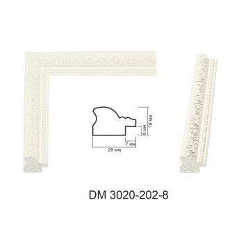 Пластиковий багет для рам DM3020-202-8