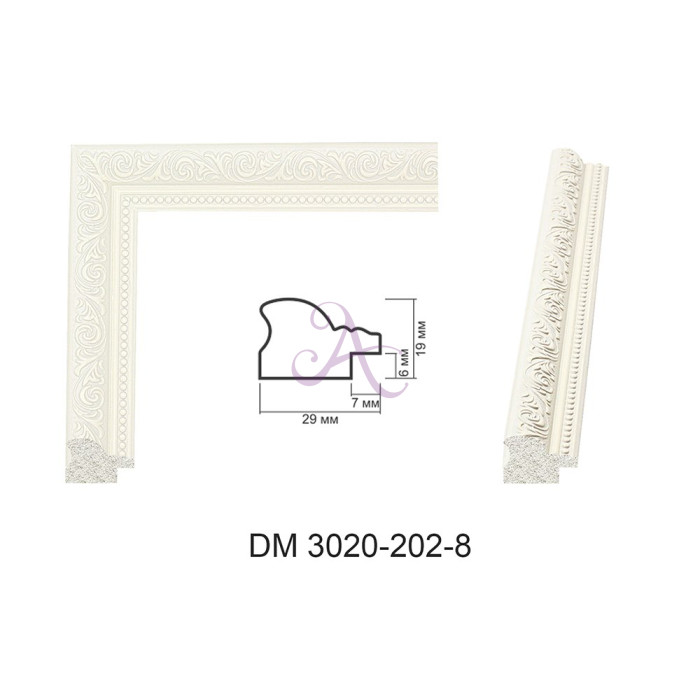 Пластиковий багет для рам DM3020-202-8 Пластиковий багет для рам DM3020-202-8