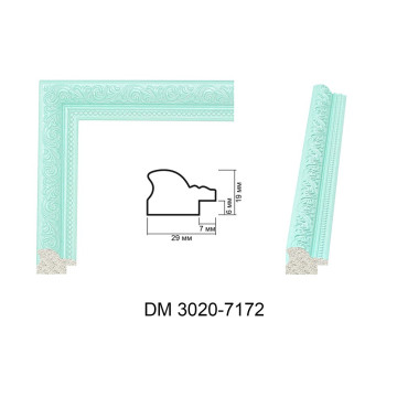 Пластиковий багет для рам DM3020-7172