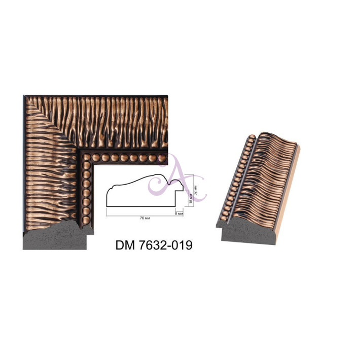 Пластиковый багет для рам DM7632-019 Пластиковый багет для рам DM7632-019