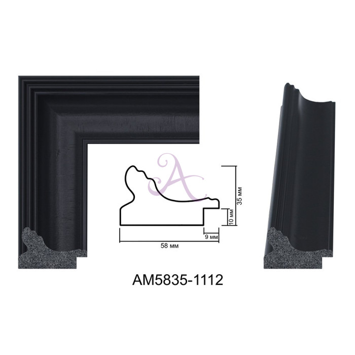 Пластиковый багет для рам AM5835-1112 Пластиковый багет для рам AM5835-1112