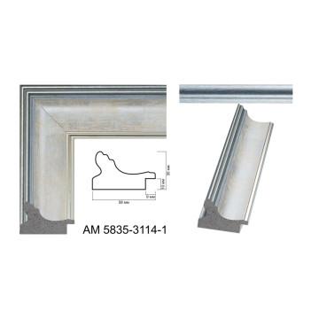 Пластиковий багет для рам AM5835-3114-1