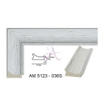 Пластиковый багет для рам AM5123-036S