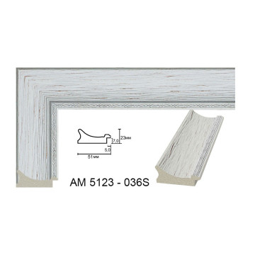 Пластиковий багет для рам AM5123-036S