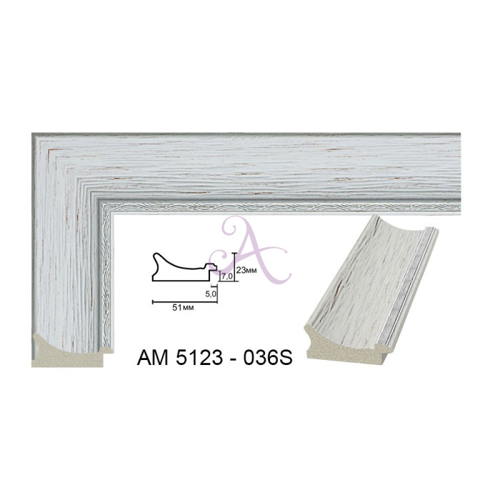 Пластиковый багет для рам AM5123-036S Пластиковый багет для рам AM5123-036S
