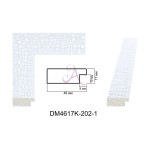 Пластиковий багет для рам DM4617K-202-1