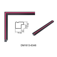 Пластиковий Багет для рам DM1613-6348