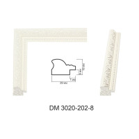 Пластиковий багет для рам DM3020-202-8