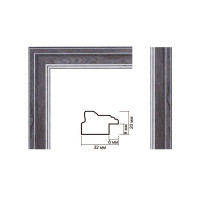 Пластиковий багет для рам AM3220-1117-11-1