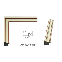 Пластиковий багет для рам AM3220-5198-1