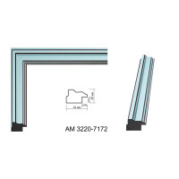 Пластиковий багет для рам AM3220-7172