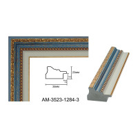 Пластиковий багет для рам AM3523-1284-3