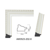 Пластиковий багет для рам AM3523-202-8