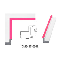 Пластиковий Багет для рам DM3427-6348