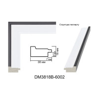 Пластиковий Багет для рам DM3818B-6002