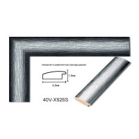 Пластиковий багет для рам 40V-X926S