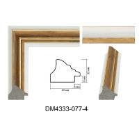Пластиковий багет для рам DM4333-077-4