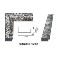 Пластиковий багет для рам DM4617K-05003