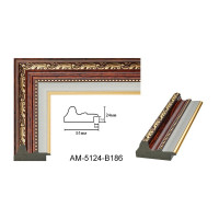Пластиковий багет для рам AM5124-B186