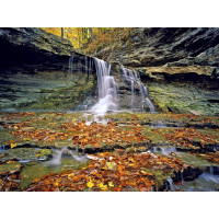 Картина на полотні "Водоспад" (N133), 55см×35см