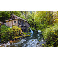 Картина на полотні "Водоспад" (N390), 55см×35см