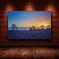 Картина на полотні «Морський пейзаж з веселкою» (N965), 55×35 см