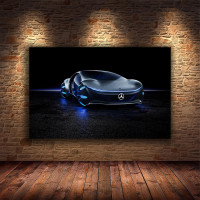 Картина на полотні "Спортивний автомобіль" (M154), 55см×35см