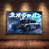 Картина на полотні "Спортивний автомобіль" (M212), 55см×35см