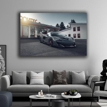 Картина на полотні «Автомобіль на міській вулиці» (M216), 55см×35см