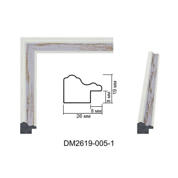 Пластиковий багет для рам DM2619-005-1