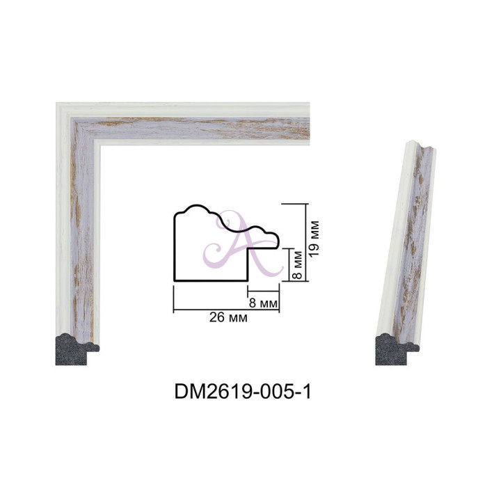 Пластиковий багет для рам DM2619-005-1 Пластиковий багет для рам DM2619-005-1
