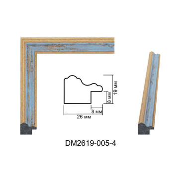 Пластиковий багет для рам DM2619-005-4
