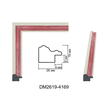Пластиковий багет для рам DM2619-4169