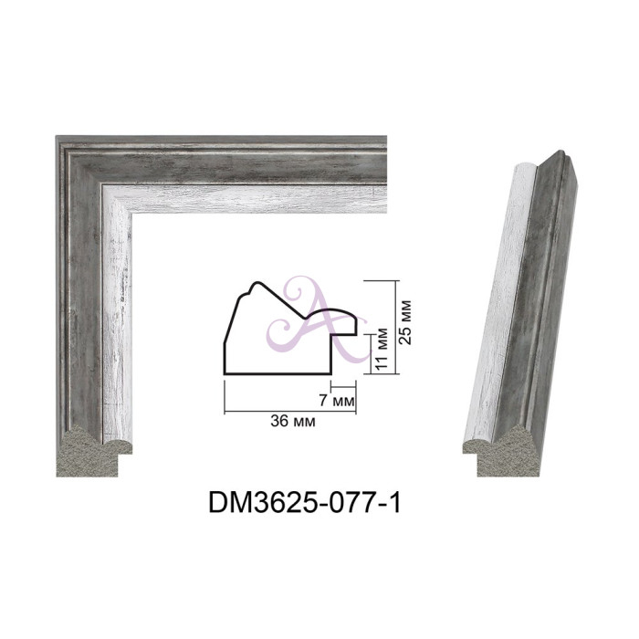 Пластиковый багет для рам DM3625-077-1 Пластиковый багет для рам DM3625-077-1