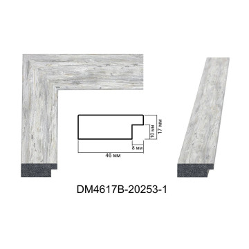 Пластиковий багет для рам DM4617B-20253-1