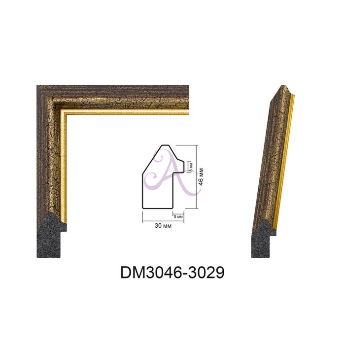 Пластиковый багет для рам DM3046-3029 Пластиковый багет для рам DM3046-3029