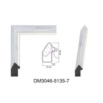 Пластиковый багет для рам DM3046-5135-7