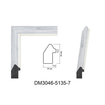 Пластиковий багет для рам DM3046-5135-7