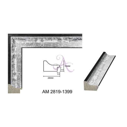 Пластиковий багет для рам AM2819-1399