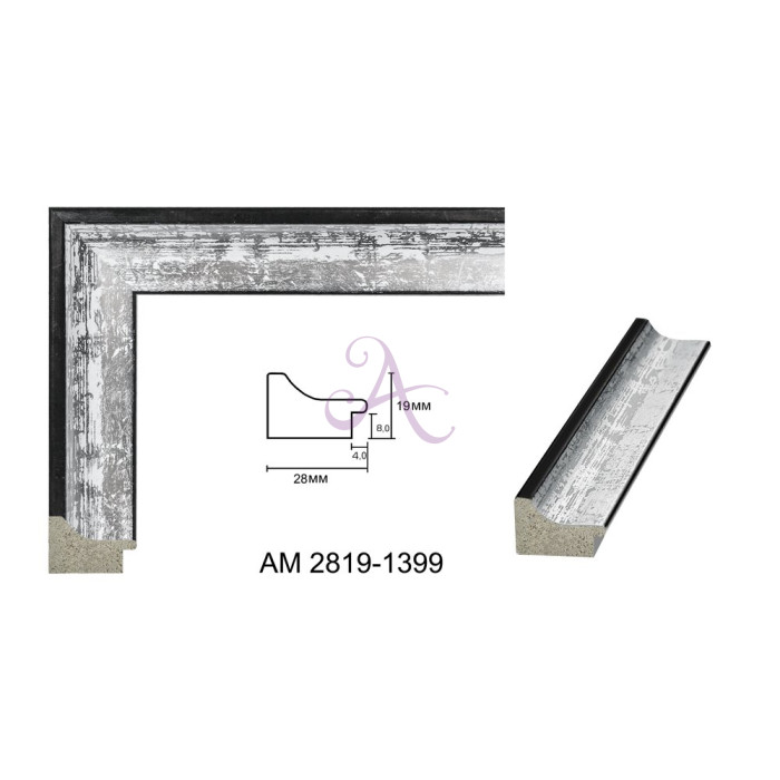 Пластиковий багет для рам AM2819-1399 Пластиковий багет для рам AM2819-1399