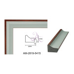 Пластиковий багет для рам AM2819-5415