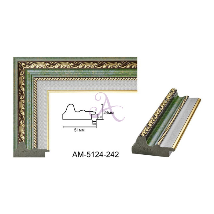 Пластиковый багет для рам AM5124-242 Пластиковый багет для рам AM5124-242