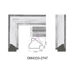 Пластиковий багет для рам DM4333-2747