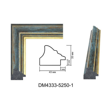 Пластиковий багет для рам DM4333-5250-1