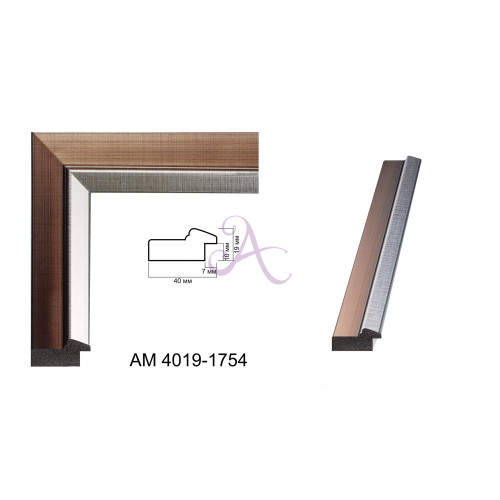 Пластиковий багет для рам AM4019-1754