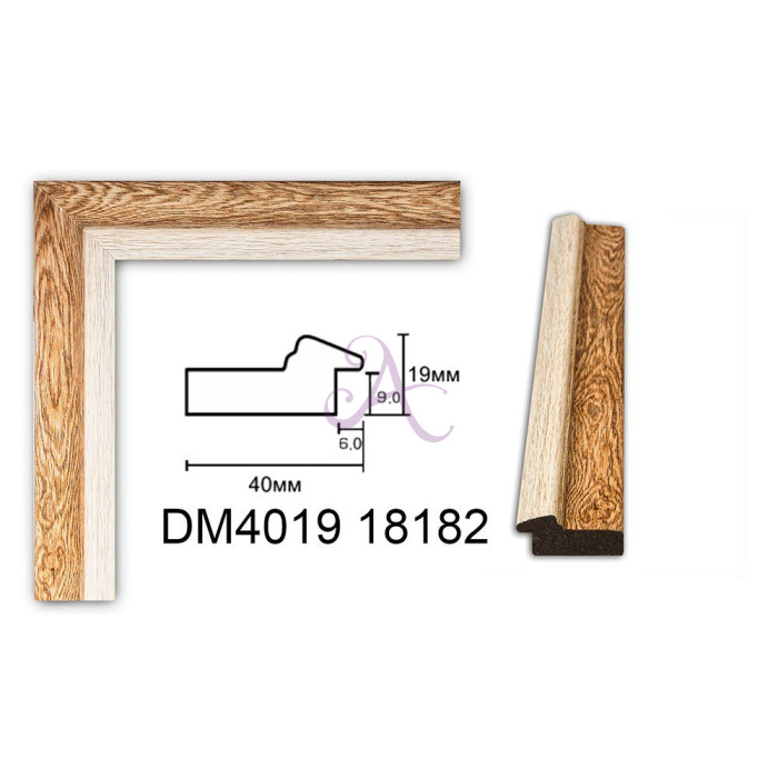 Пластиковый багет для рам DM4019-18182 Пластиковый багет для рам DM4019-18182